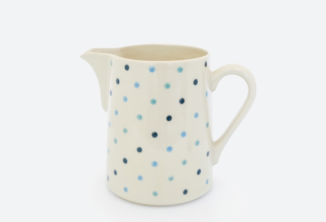 1.5 L Krug Tupfen Blaut&ouml;ne