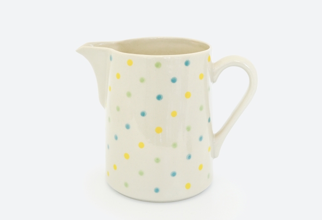 1.5 L Krug Tupfen Gr&uuml;nt&ouml;ne