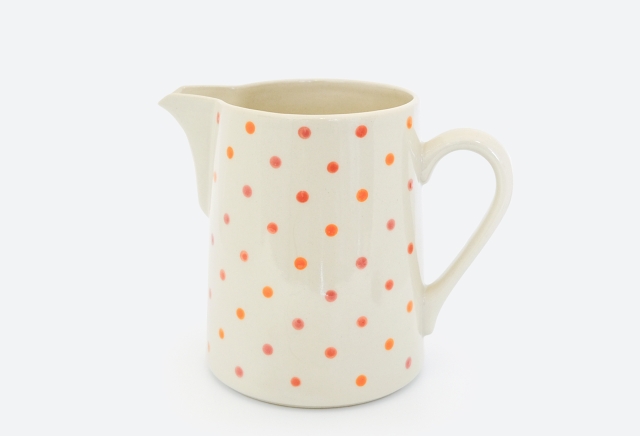 1.5 L Krug Tupfen Oranget&ouml;ne