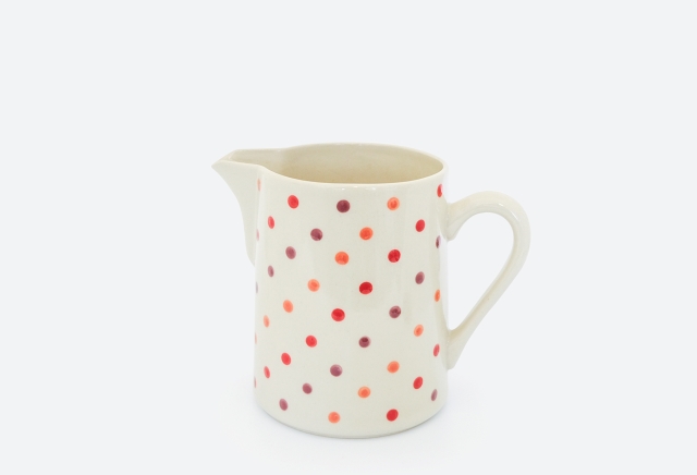 1 L Krug Tupfen Rott&ouml;ne