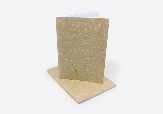 B&auml;ren weiss linear