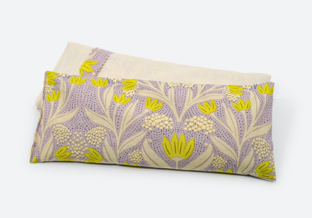 Augenkissen Blumen violett