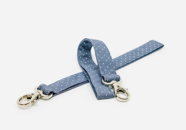 B&auml;ndel kurz blaugrau