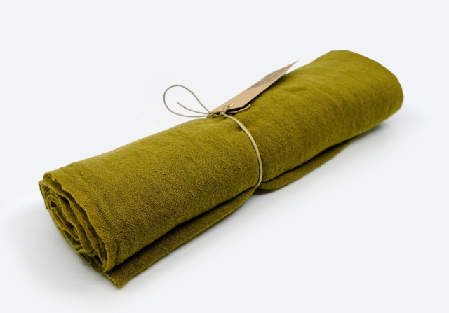 Woll&eacute;tamine Schal olivgr&uuml;n