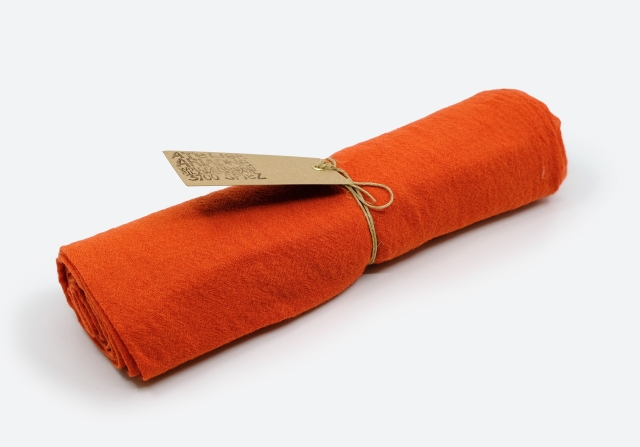 Woll&eacute;tamine Schal orange