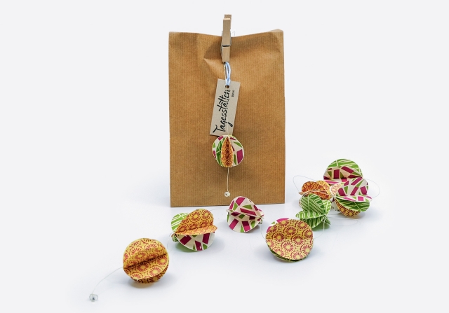 Girlande Rondellen gelb