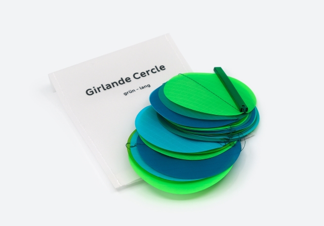 Circle Girlande gr&uuml;n
