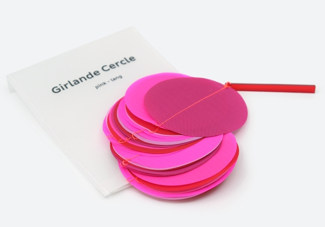 Circle Girlande pink