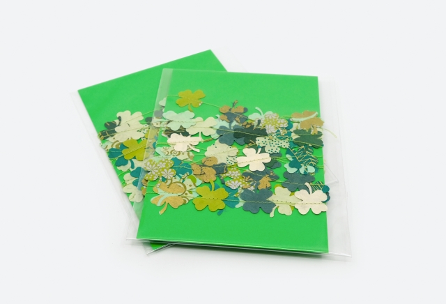 Gl&uuml;cksgirlande Kleeblatt