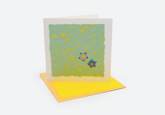 Dekoblumen mintgruen