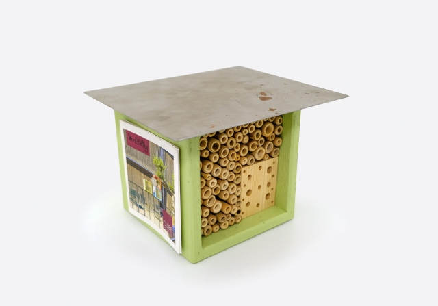 Dachplatte rostet schmal