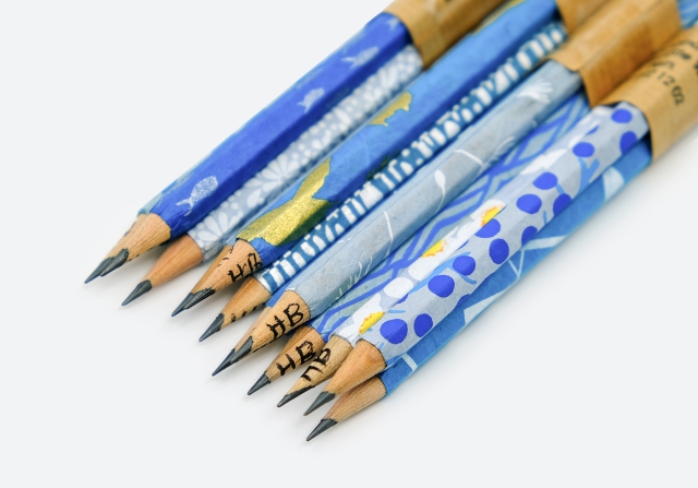 Bleistifte 3er Set blau grau