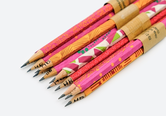 Bleistifte 3er Set pink orange