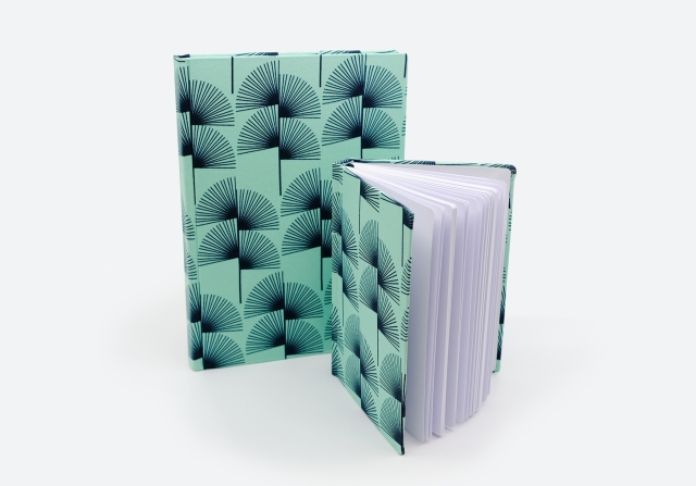 Strahlenmuster mint A6