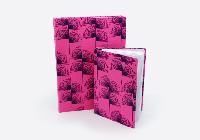 Notizbuch F&auml;cher pink A5
