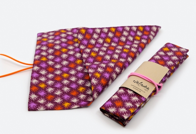 WetBag pink Pflanzenmotiv