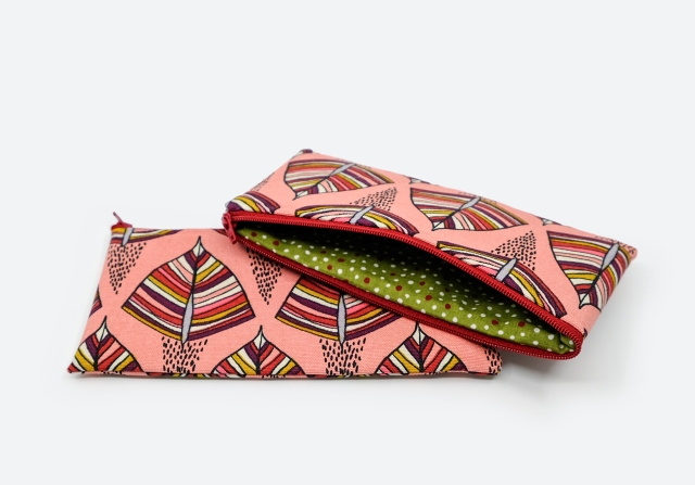 Pouch L &ndash; Blattmuster