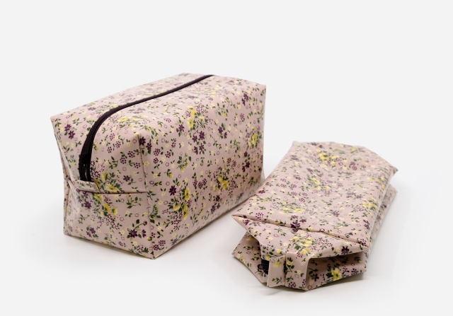 Necessaire Bl&uuml;mchen altrosa