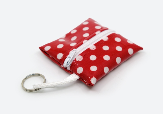 Schl&uuml;sseletui gepunktet